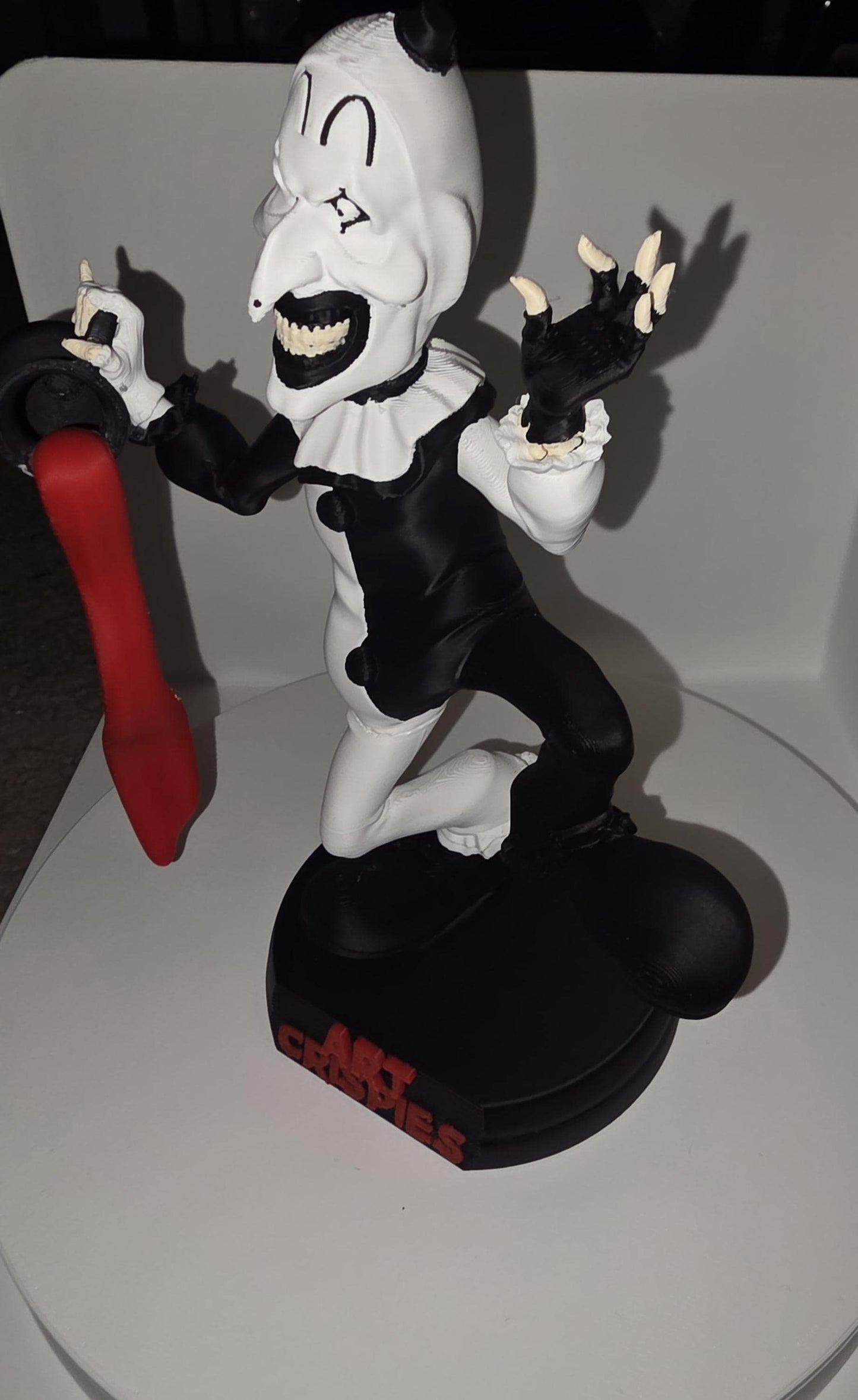 Terrifier 7" art crispies color not painted made to order by 3dCurioPrints