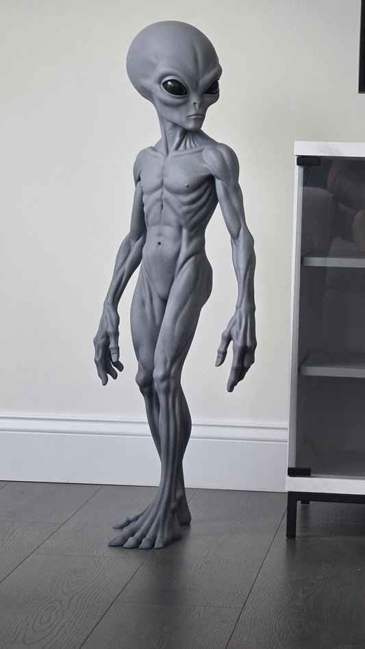 Three Foot Alien Prop Inspired By The 1947 Roswell Incident, Sci Fi Theme, Ready To Ship by 3dCurioPrints