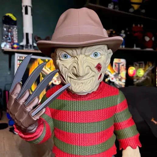 27-inch Freddy Krueger display piece from Nightmare on Elm Street, painted with blood accents