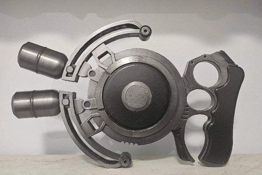 Vigilante arkham line launcher cosplay batman superhero cosplay instead silver grey by 3dCurioPrints