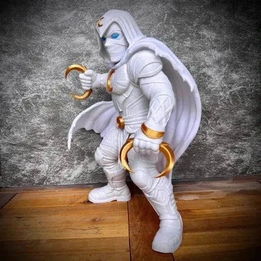18 inch Moon Knight figure bust collectible statue for Marvel fans and collectors