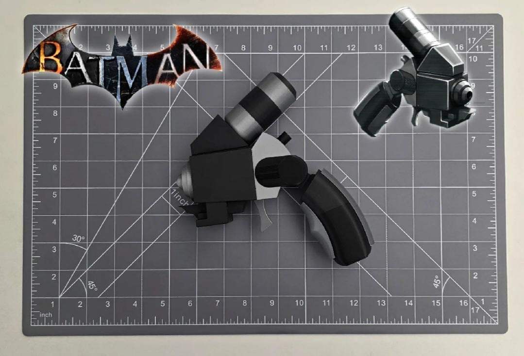 Vigilante arkham knights cosplay batman explosive gel gun fake batman by 3dCurioPrints