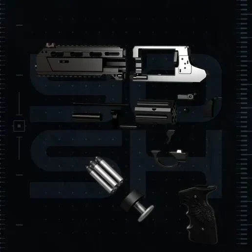 3D printed Resident Evil Requiem fake cosplay revolver prop safe for conventions