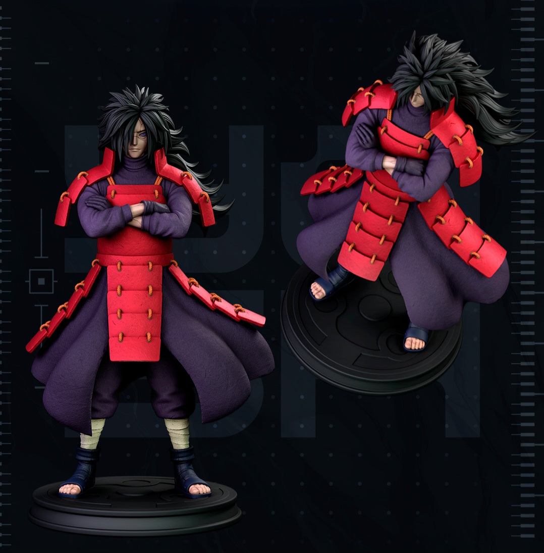 Life size 5ft 11in Madara Naruto figure with detailed jacket and assembly required