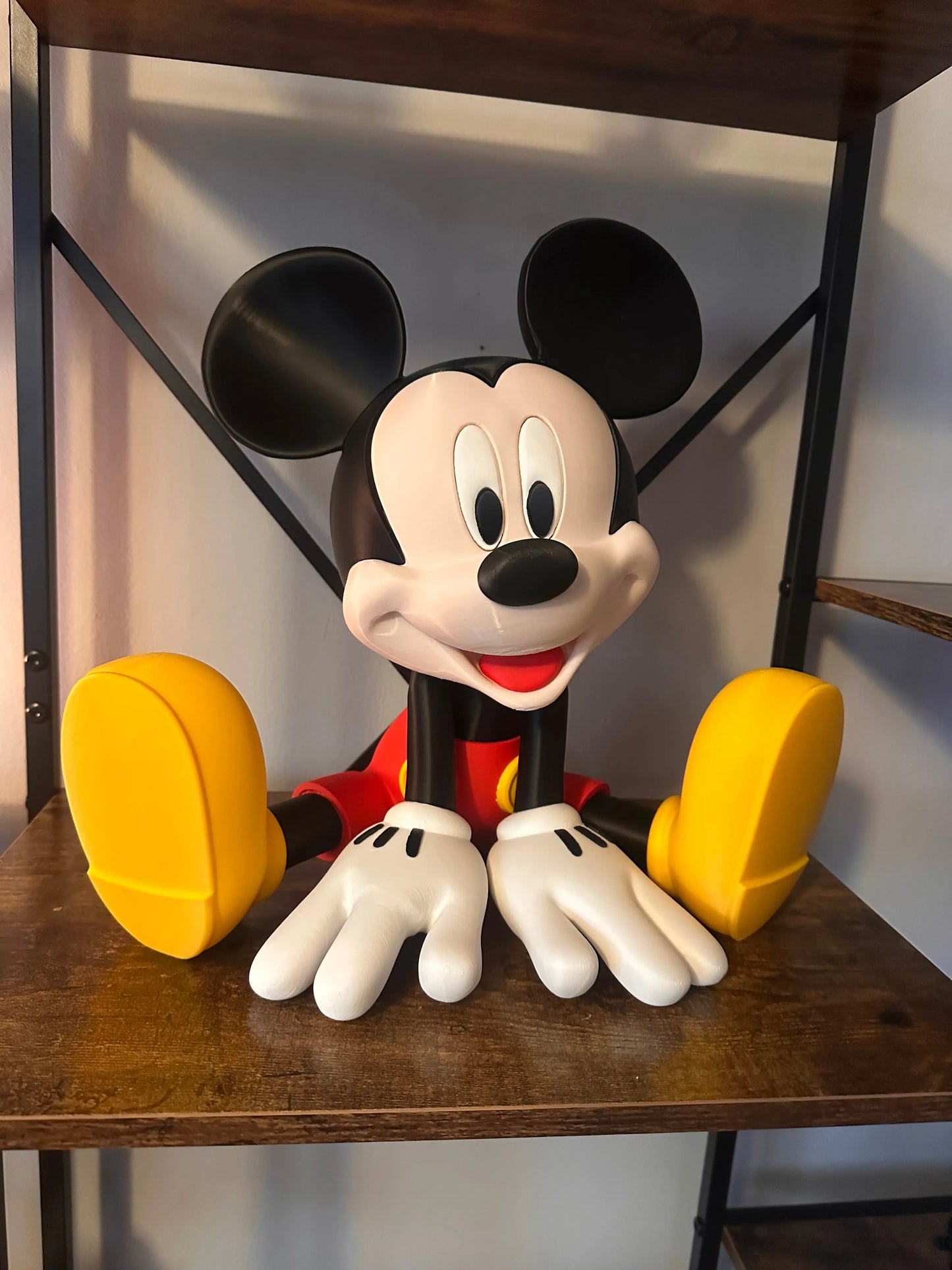 21 Inch 1ft 9in Mickey Mouse sitting arms and legs glued your end by 3dCurioPrints