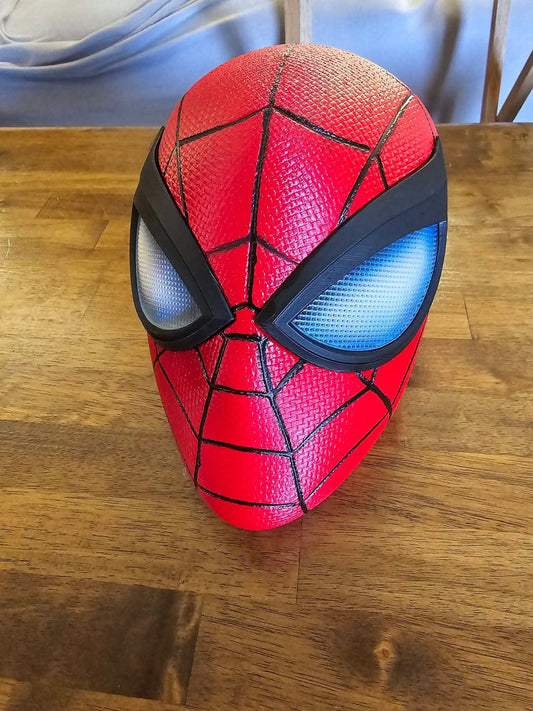Spider-Man 2 mask set showing Brand New Day and Symbiote Venom versions fitting heads up to 24 inches