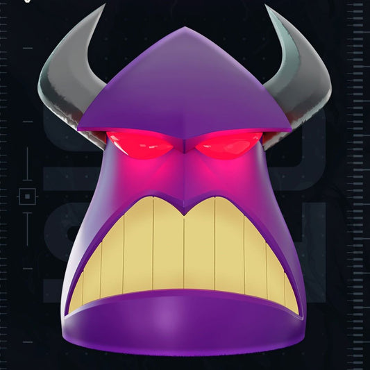Evil Emperor Zurg mask helmet for heads up to 24 inches from Toy Story