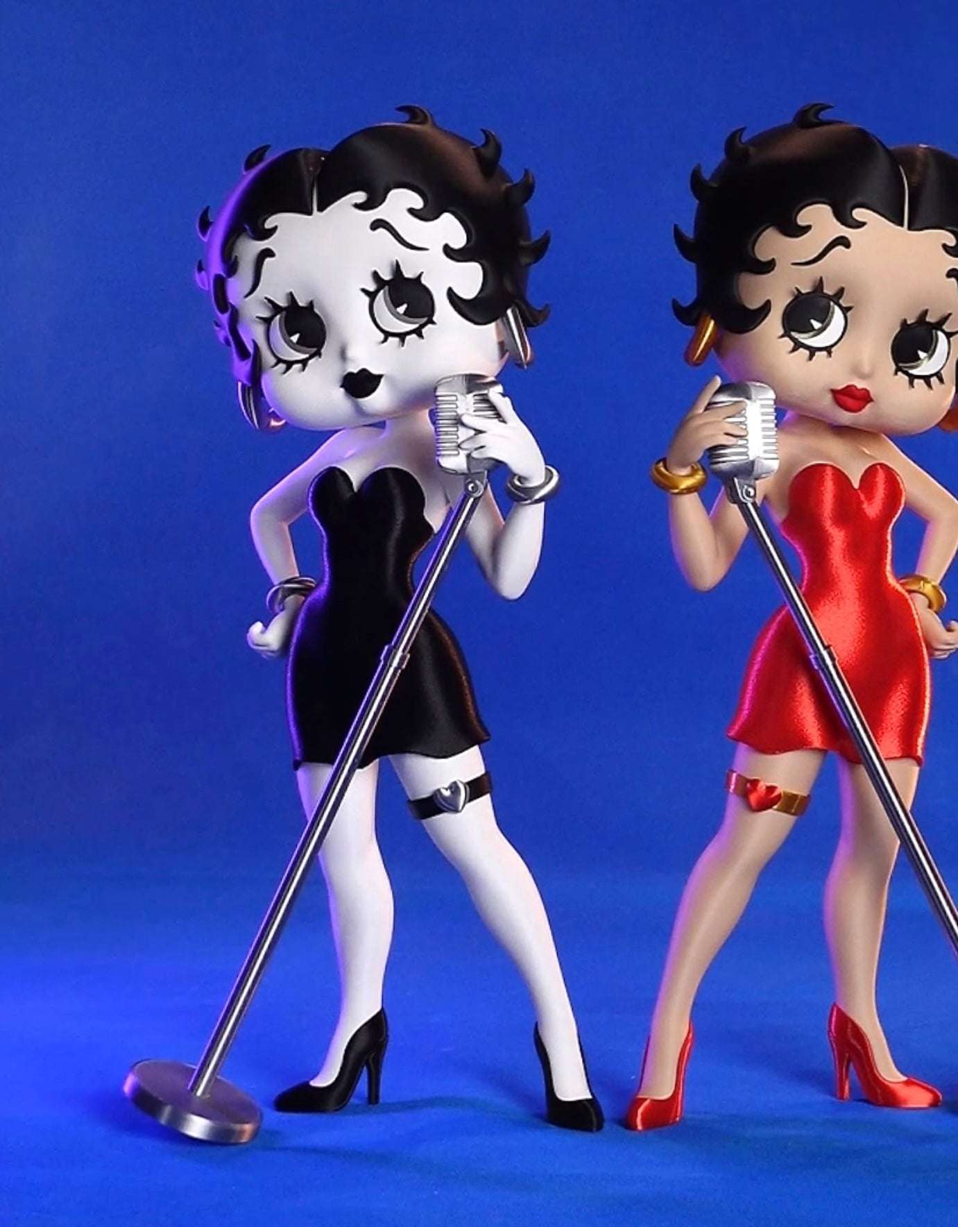 Betty Boop 17 Inch Or 20 Inch White And Black Version Figurine With Grey Microphone Glue Required by 3dCurioPrints