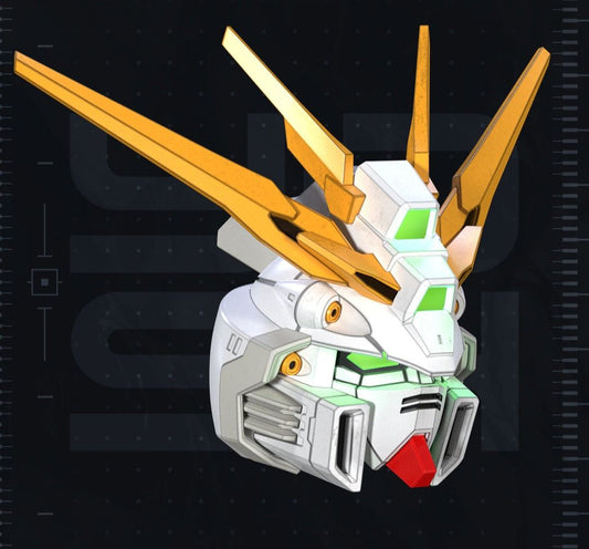 God Gundam Helmet Mask for cosplay fitting heads up to 24 inches