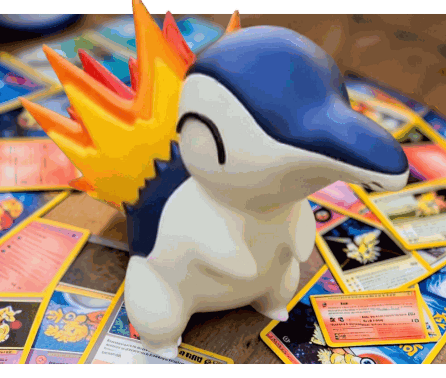 20-inch 1ft 8in Cyndaquil #0155 statue bust collectible figure