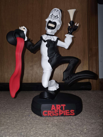 Large bust 1:1 Terrifier art the clown (14.5×12) statue figure made to order 2-3 weeks by 3dCurioPrints