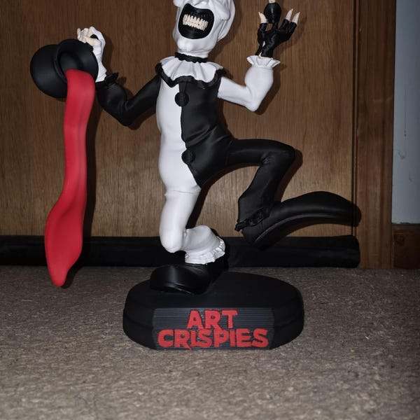 Large bust 1:1 Terrifier art the clown (14.5×12) statue figure made to order 2-3 weeks by 3dCurioPrints