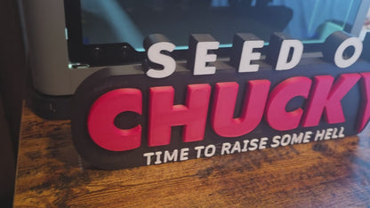 12" seed of horror sign time to raise horror sign 12×5 ship 1-2 days