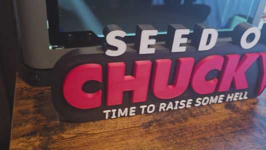 12" seed of horror sign time to raise horror sign 12×5 ship 1-2 days
