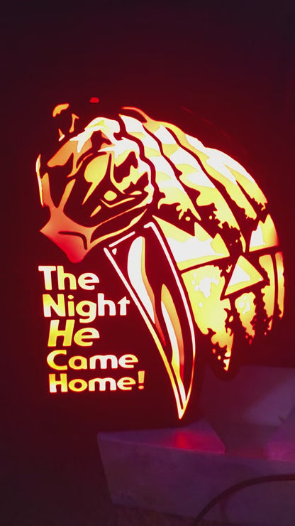 Halloween white background the night he comes with onn led ready to ship