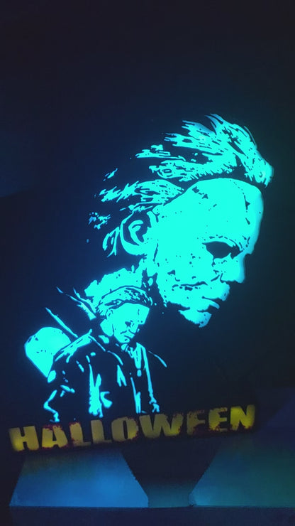 Halloween lightbox rob zombie editiob with onn led ready to ship