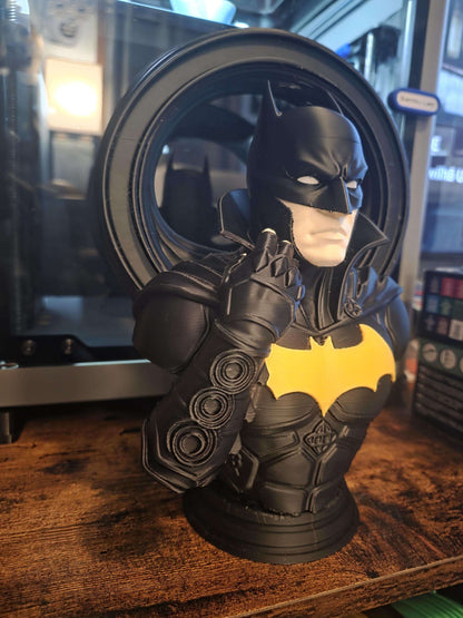 10" batman bust vigilante figure statue by 3dCurioPrints