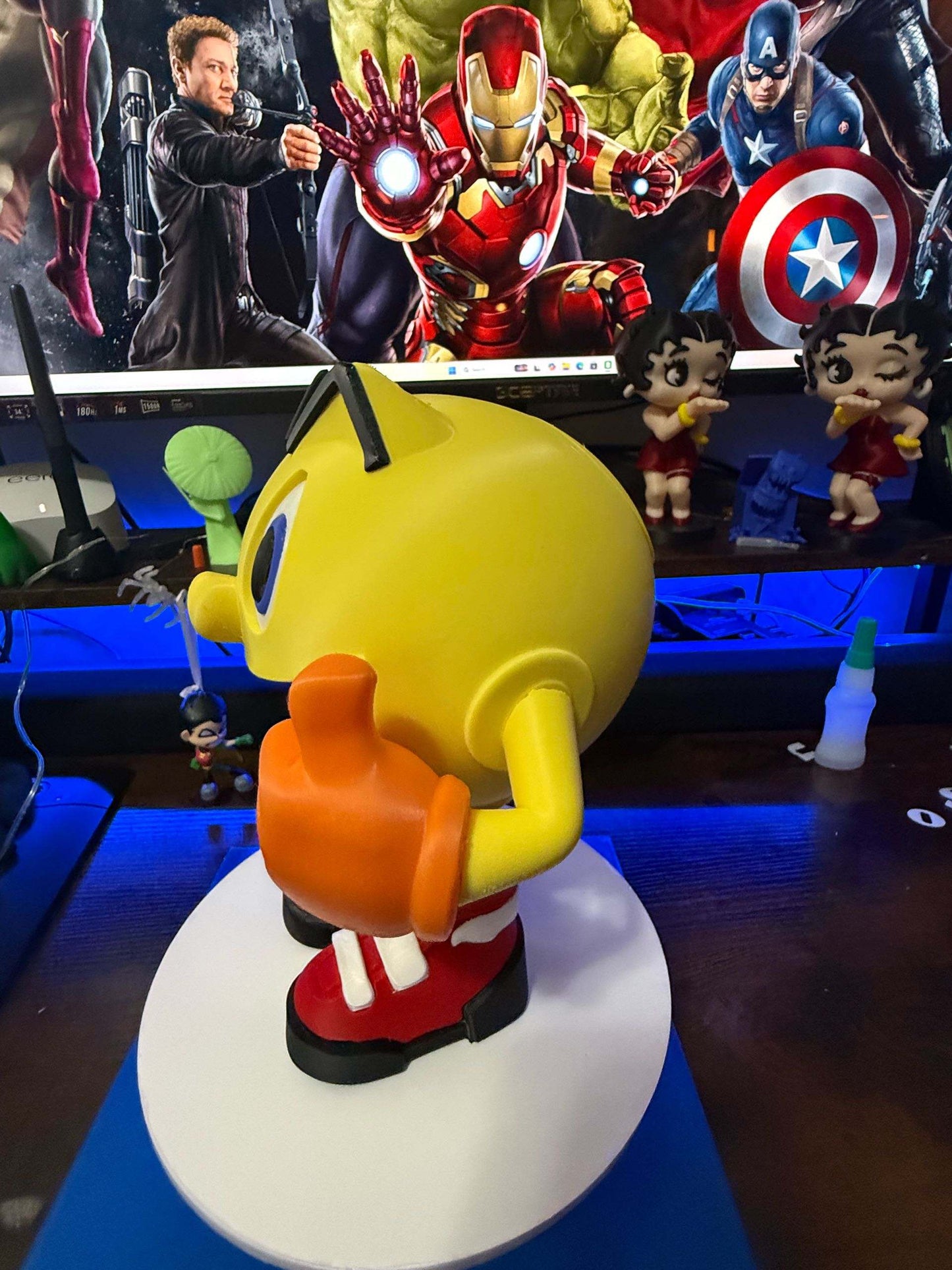 12 Inch 1ft Pacman Character Figure Bust Collectible Statuary