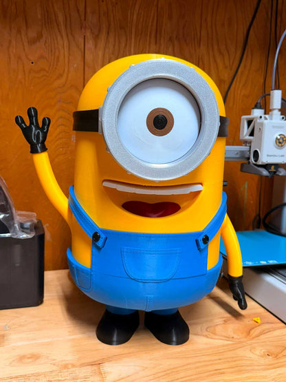 Steve from Despicable Me 17-inch handmade Minions movie figure middle in last picture