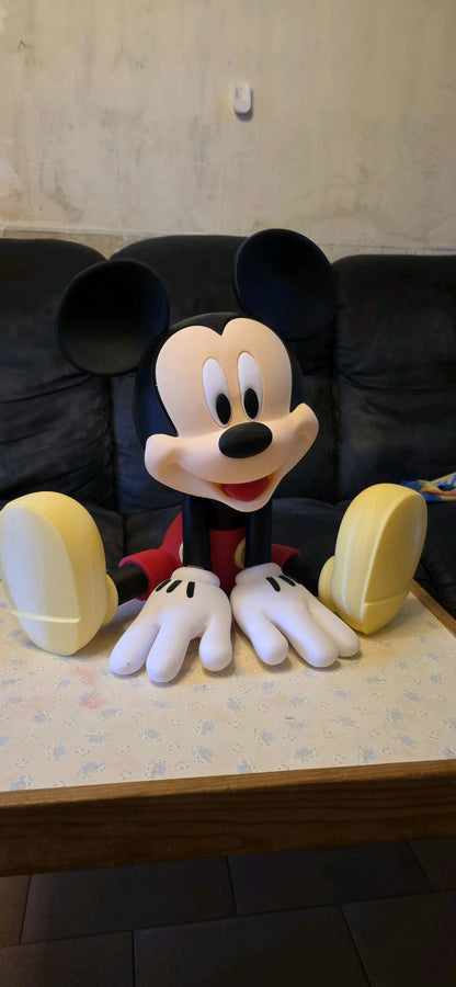 21 Inch 1ft 9in Mickey Mouse sitting arms and legs glued your end by 3dCurioPrints