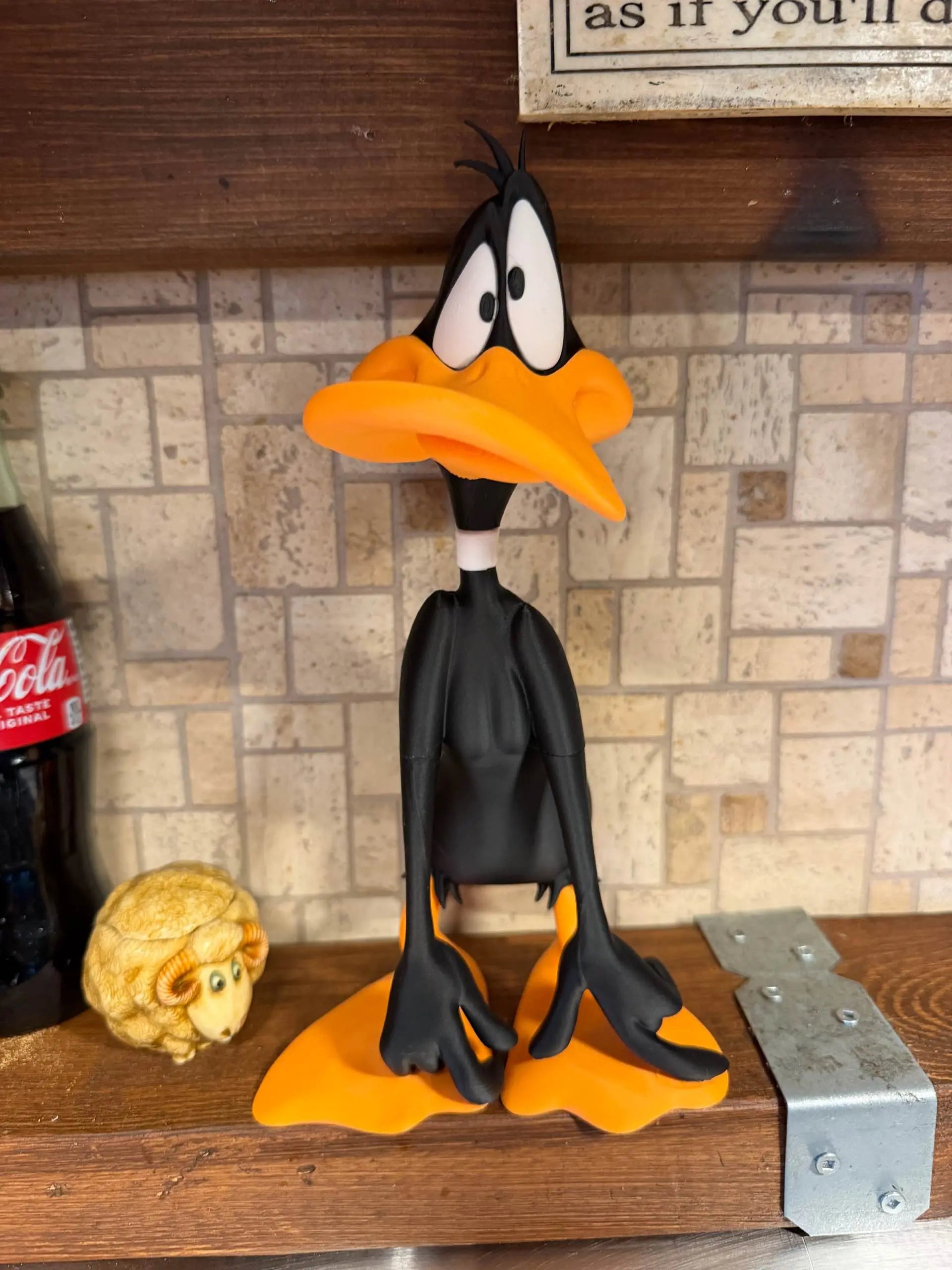 23" Silly Daffy Duck almost 2ft some assembly required by 3dCurioPrints