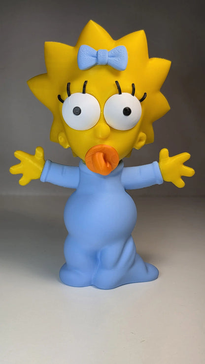 15" 1ft 3in Maggie from the Simpsons by 3dCurioPrints