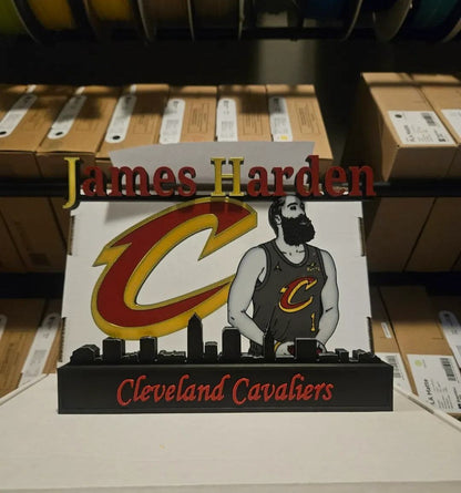 10-inch All sports nameplate featuring NFL, NBA, MLB athletes like Jordan, Kobe, LeBron, Curry, Ohtani, and Brady