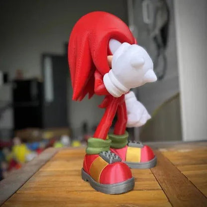 19 inch Knuckles bust statue from Sonic the Hedgehog for display and collection