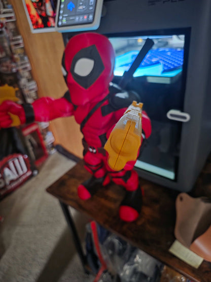 18" Vigilante superhero deadpool 18 tall 17 wide by 13 by 3dCurioPrints