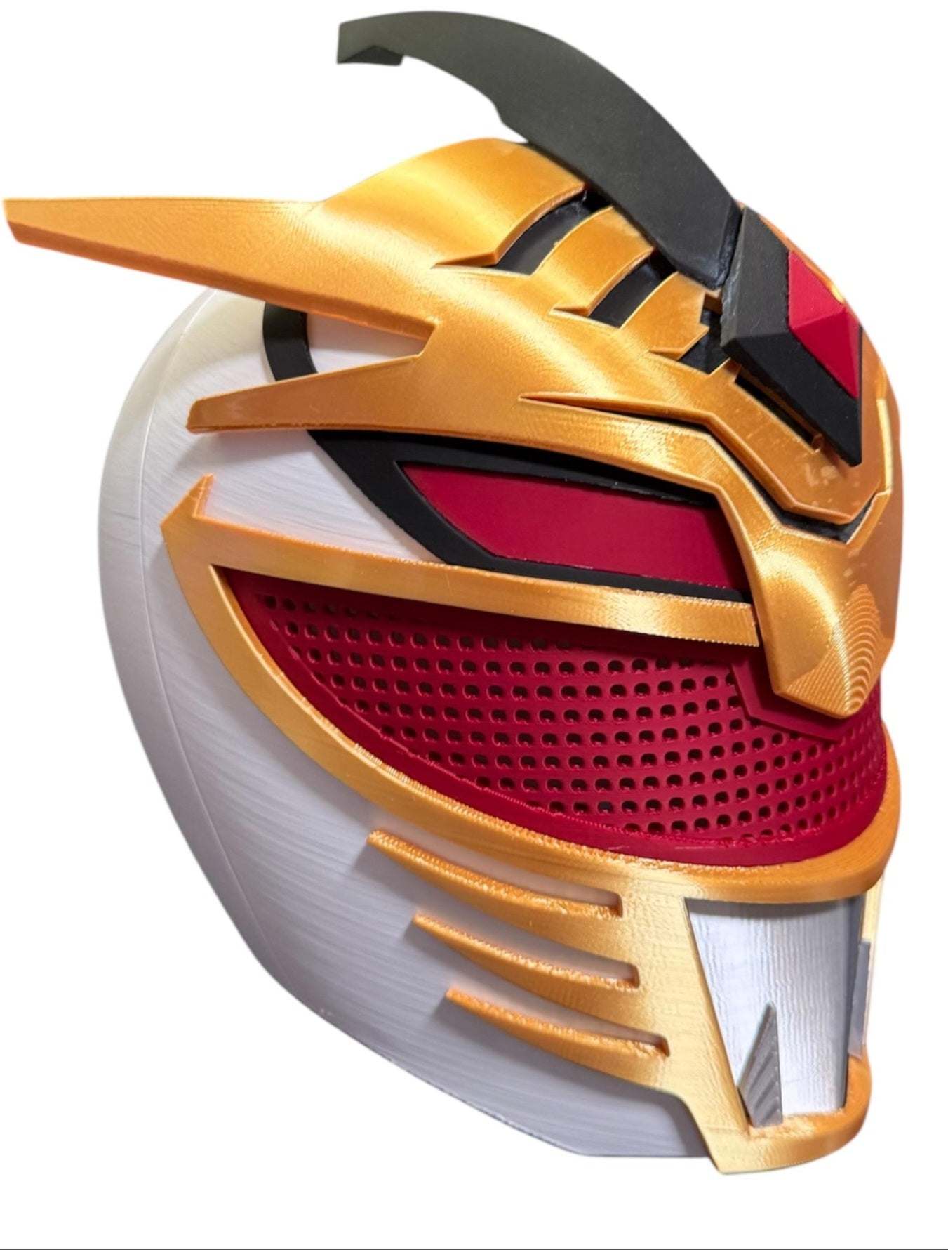 Lord drakkon mask 1 size with magnets come with mesh as in 1st photo fits heads up to 24" by 3dCurioPrints