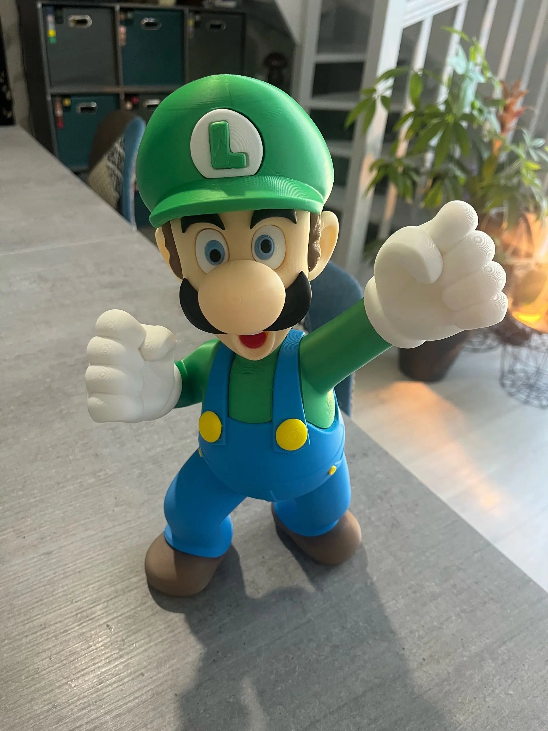 18" 1ft 6in Luigi from Mario by 3dCurioPrints
