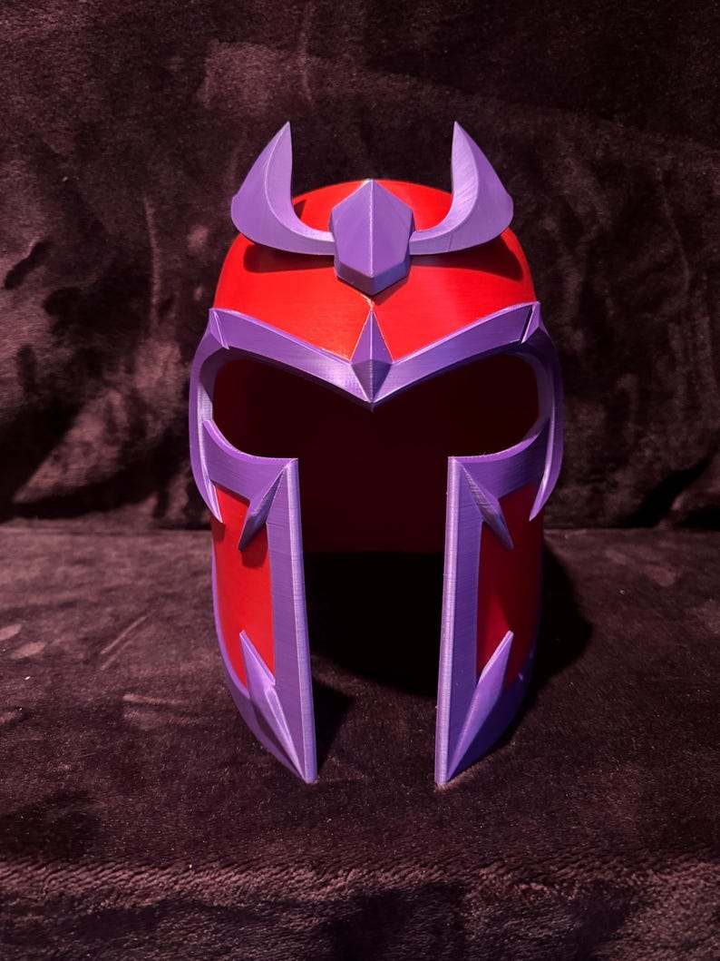 Magenta mask helmet fitting heads up to 24 inches