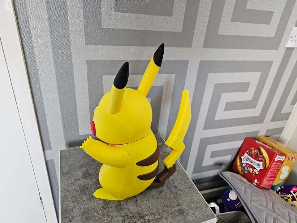 Large 1:1 1ft life size full size pokemon pikachu #0025 by 3dCurioPrints