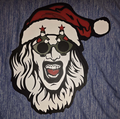 10" terrifier art the clown santa suit logo by 3dCurioPrints
