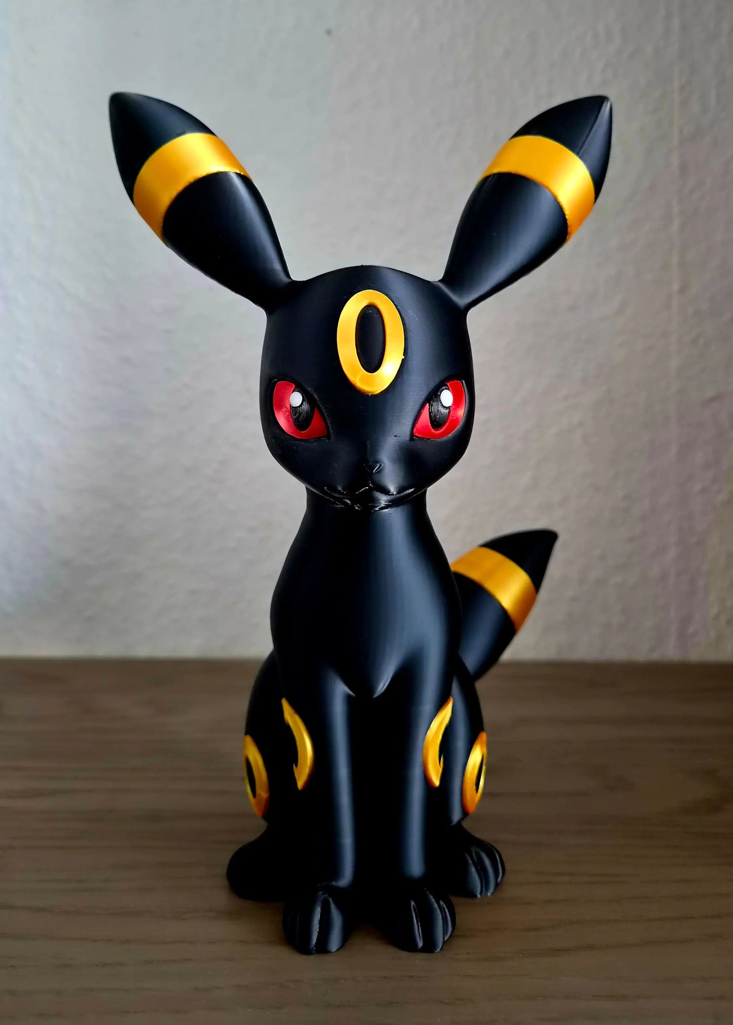 12" 1ft Umbreon Pokémon statue (yellow)instead of gold unless you want gold by 3dCurioPrints