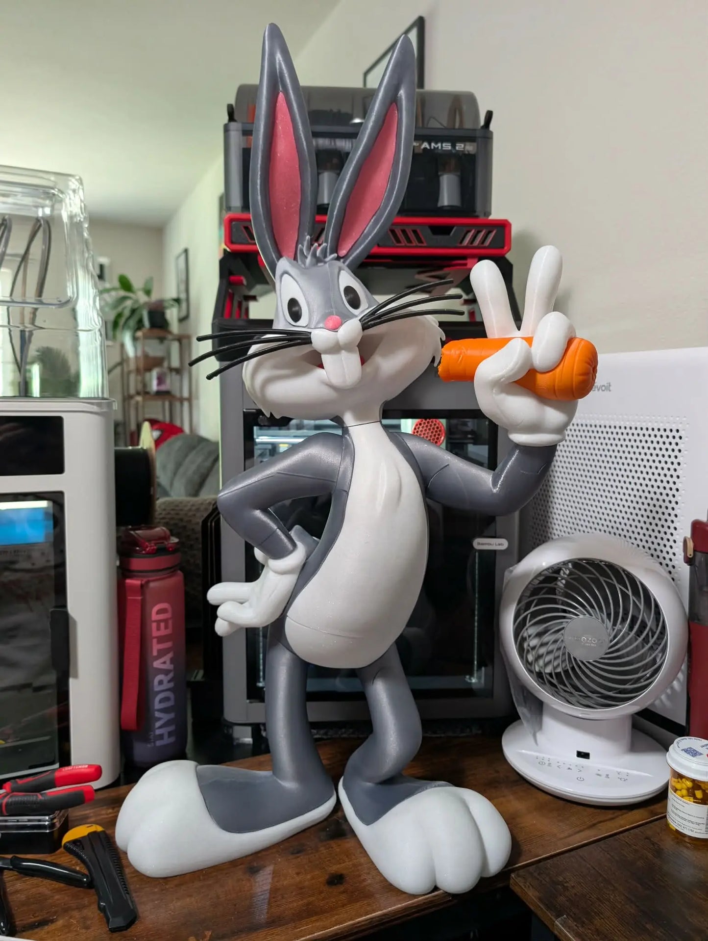32" Life size bugs bunny legs/arms glued by you by 3dCurioPrints