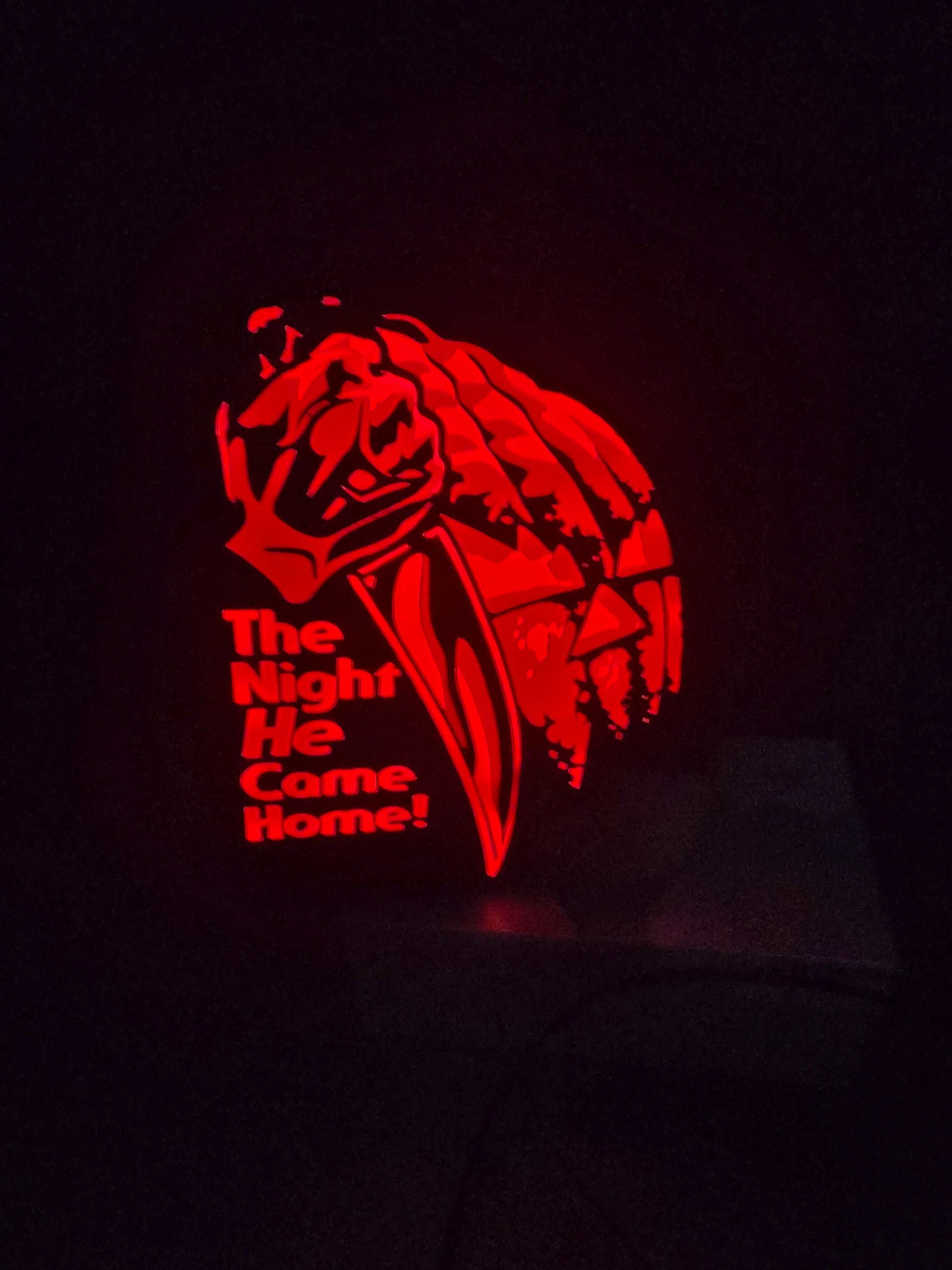 Halloween Michael Myers with jack-o'-lantern on white background lightbox