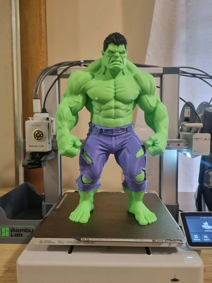 24" 2ft Incredible Hulk figure by 3dCurioPrints