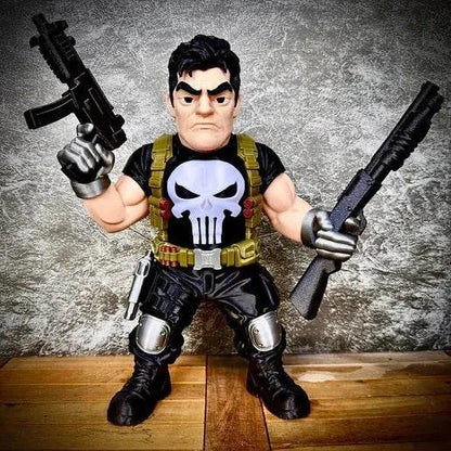 28" Massive Punisher superhero statue standing 28 inches tall with detailed costume and accessories