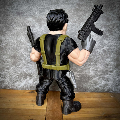 28-inch Massive Punisher superhero statue with detailed accessories and bold design