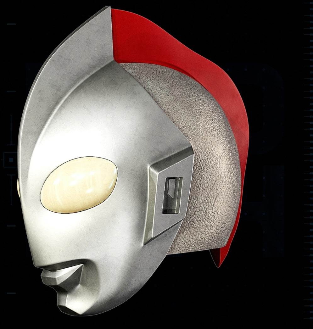 Return of Ultra man Jack helmet grey fits up to 24 inch heads vintage 1971