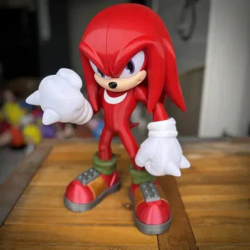19 inch Knuckles bust statue from Sonic the Hedgehog for display and collection