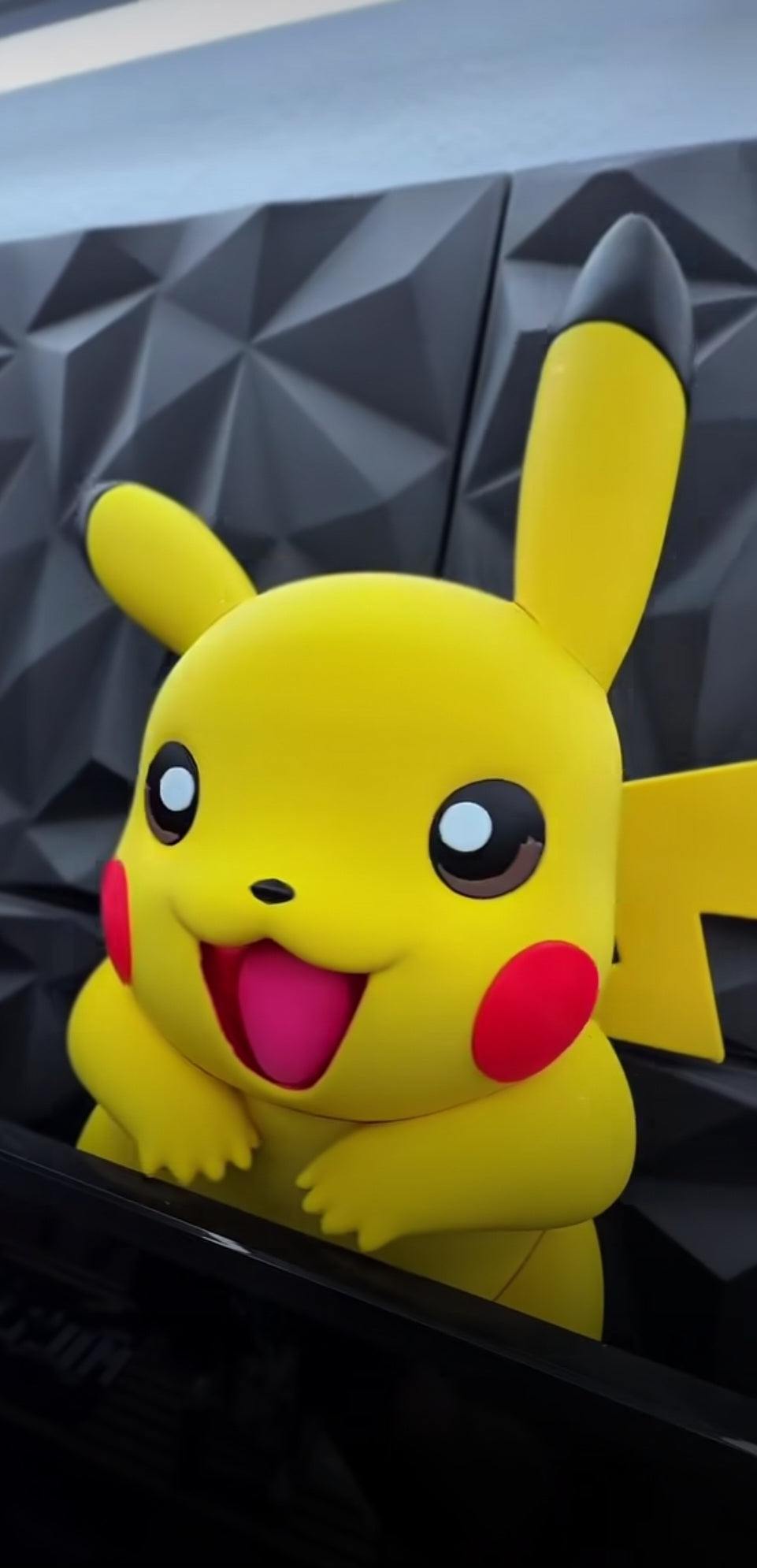 Pikachu screen buddy with stand pieces for full-size TVs 19 to 100 inches