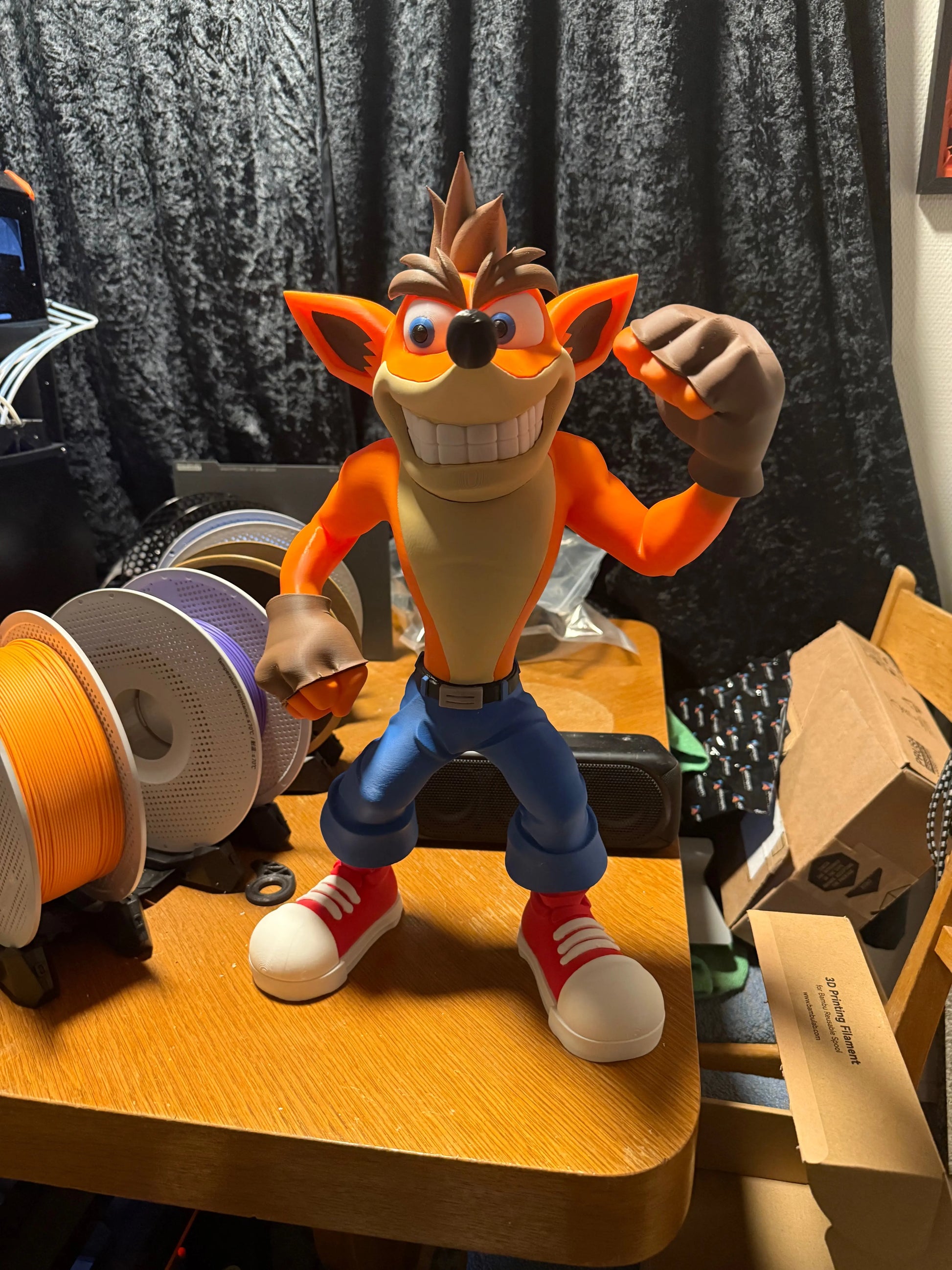 22" 1ft 10in Crash Bandicoot by 3dCurioPrints