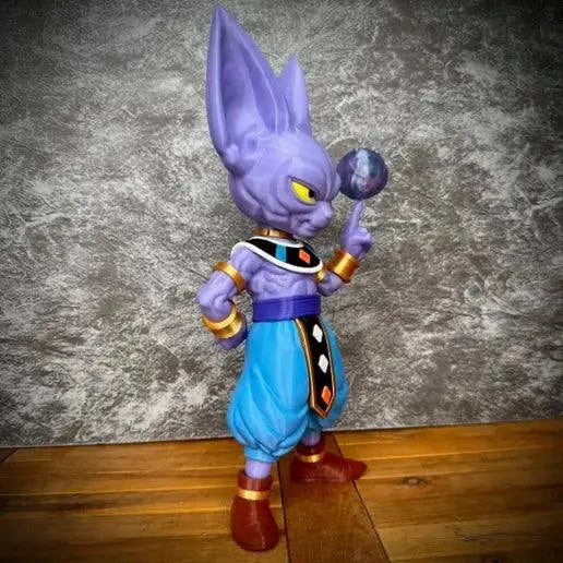 23" 1ft 11in Beerus Dragonball Z bust by 3dCurioPrints
