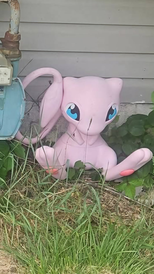 Life size full size 1ft Mew bust statue collectible Pokemon display