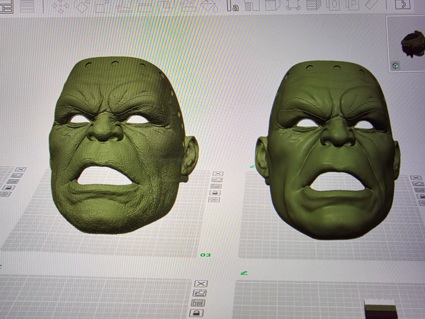 The Incredible Hulk Helmet Mask Fits Heads Up To 24 Inches Ideal For Cosplay Props And Collectors by 3dCurioPrints