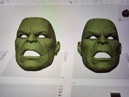 The Incredible Hulk Helmet Mask Fits Heads Up To 24 Inches Ideal For Cosplay Props And Collectors by 3dCurioPrints