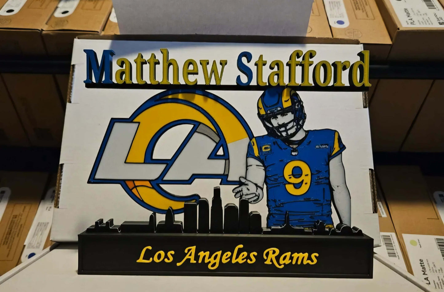 All sports 10-inch customizable nameplate featuring NFL, NBA, MLB athletes like Kobe, Jordan, LeBron, Curry, Ohtani, and Brady