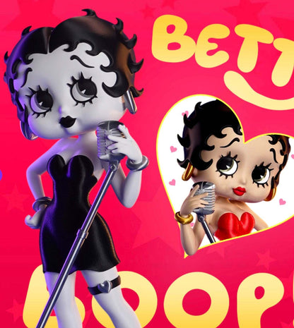 Betty Boop 17 Inch Or 20 Inch White And Black Version Figurine With Grey Microphone Glue Required by 3dCurioPrints